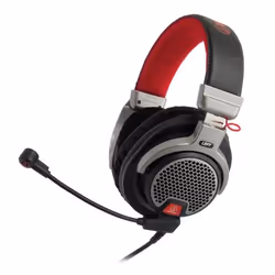 Audio-Technica ATH-PDG1A, Wired, Gaming, 20 - 20000 Hz, 225 g, Headset, Black, Red