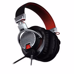 Audio-Technica ATH-PDG1A headphones/headset Wired Head-band Gaming Black, Red