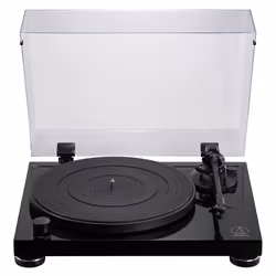 Audio-Technica AT-LPW50PB, Belt-drive audio turntable, Manual, Black, Aluminium, 33 1/3,45 RPM, 33 1/3,45 RPM