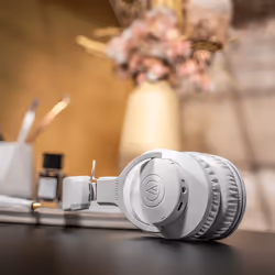 Audio-Technica ATH-M20xBT Headset Wired & Wireless Head-band Music Bluetooth White - Additional view 4