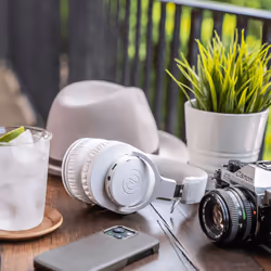 Audio-Technica ATH-M20xBT Headset Wired & Wireless Head-band Music Bluetooth White - Additional view 5