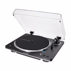 Audio-Technica AT-LP70XBT, Belt-drive audio turntable, Fully automatic, Black, Silver, Aluminium, 33 1/3,45 RPM, DC motor