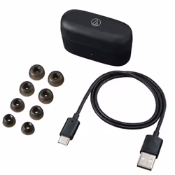 Audio-Technica ATH-CKS30TW+ Headset True Wireless Stereo (TWS) In-ear Calls/Music USB Type-C Bluetooth Black - Additional view 3