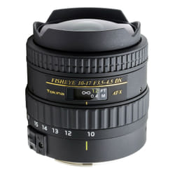 Tokina AT-X 107 DX Fisheye SLR Wide fish-eye lens Black