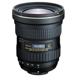 Tokina AF 14-20mm F2 SLR Ultra-wide lens Black