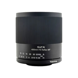 Tokina SZX Super Tele 400mm f8 Reflex MF Compact Lightweight Camera Lens - For T Mount