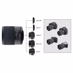 Tokina SZX Super Tele 400mm f8 Reflex MF Compact Lightweight Camera Lens - For T Mount