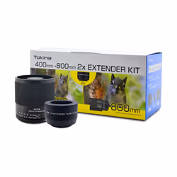 Tokina SZX 400mm and 2x Extender KIT MF Compact lightweight Camera Lens - For Sony E Mount