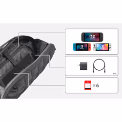Hori Puff Pouch (Black) for Nintendo Switch 2 - Additional view 7