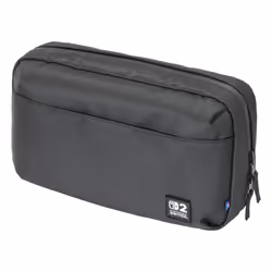 Hori Reversible Travel Pouch (Black) for Nintendo Switch 2, Pouch case, Nintendo, Black, Nintendo Switch, Nintendo Switch 2, ...