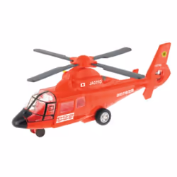Toyco 4962603007830, Helicopter, AA, Plastic, Black, Red