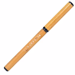 Akashiya AK2000MP Natural Bamboo Brush Pen  Transparent Case  Crest Bamboo