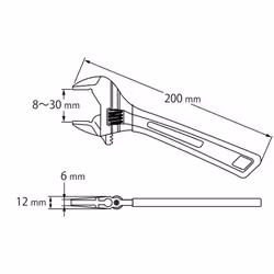 Adjustable Wrenches UM30XD
