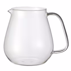 Kinto Stainless Unitea One Touch Teapot 720 Milliliter 24.35 Fl. Oz. - Heat-resistant Glass Teapot with Stainless Steel Strainer in Lid Japan Import
