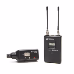 Azden 310XT UHF On-Camera Plug-In Wireless Microphone System Tx-Rx Kit AZD310XT