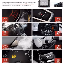 Autel MaxiPRO MP808TS Advanced Car Diagnostic Scan Tool OBDII Scanner with TPMS Service WiFi and BT Suppor