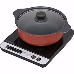 IRIS OHYAMA IHKP-3524-B/R, Tabletop cooker, Black, Touch