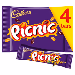 Cadbury Picnic 4 Bars - 10PACK