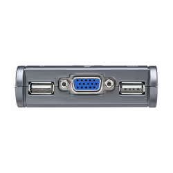 SANWA SUPPLY SW-KVM2UUSN KVM switch Black, Grey