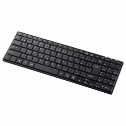 SANWA SUPPLY SKB-BT22BK, Full-size (100%), Wireless, Bluetooth, Membrane, Black