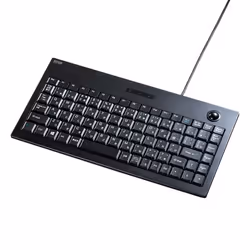 SANWA SUPPLY SKB-TR03BK, Mini, Wired, USB, Membrane, QWERTY, Black