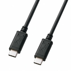 SANWA SUPPLY KU-CC05 USB cable USB 2.0 0.5 m USB C Black