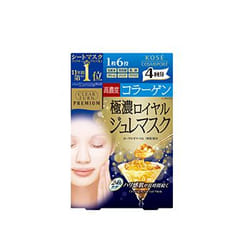 CLEAR TURN KOSE COSMEPORT Clearturn premium Royal jelly mask collagen 4 pieces