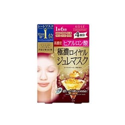 CLEAR TURN KOSE COSMEPORT Clearturn premium Royal jelly mask hyaluronic acid 4 pieces