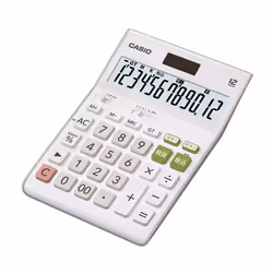 Casio DW-200T-N, Desktop, Basic, 1 lines, Battery/Solar, White