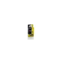Casio XR-12YW1 Ribbon black on yellow 12mm x 8m for Casio Labelprinter