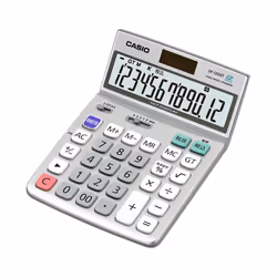 Casio DF-120GT, Desktop, Basic, 12 digits, 1 lines, Battery/Solar, Grey