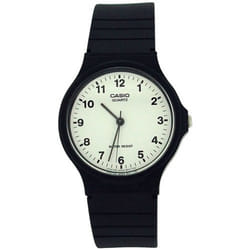 Casio Mens Analogue Black Strap Sports Watch MQ-24-7BLL