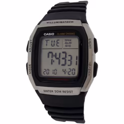 Casio Men's Digital Sports Watch | Stainless Steel & Rubber Watch