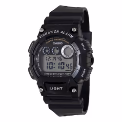 Casio Men's Light Black Resin Digital
