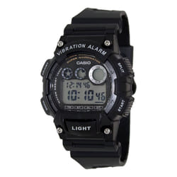 Casio Men's Light Black Resin Digital