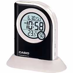 Casio Pq75-1df Multi Function Digital Thermometer Table Top Alarm Clock