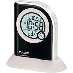 Casio Pq75-1df Multi Function Digital Thermometer Table Top Alarm Clock