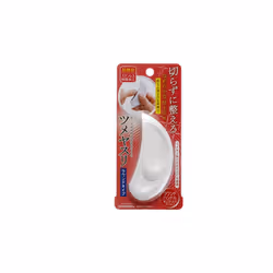 GREEN BELL Round nail file, Nail file, White, Plastic, Stainless steel, Blister, 1 pc(s), 89 mm