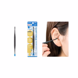 GREEN BELL Mimisukitto Double spiral and brush heads (Blue)