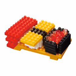 Nanoblock Sushi, Building set, 12 yr(s), 120 pc(s)