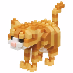 Nanoblock Tabby Cat - Cat Breed, Building set, 130 pc(s)