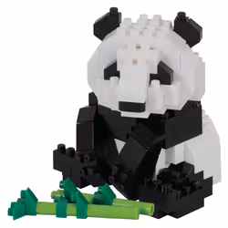 Nanoblock Panda, Building set, 220 pc(s)