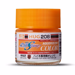 Mr Hobby Aqueous Gundam Colour HUG-208 Orange F H Westenfluss 10ml Acrylic Paint