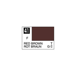 Mr. Hobby Mr. Colour - 041 - Red Brown 10ml Acrylic Model Paint