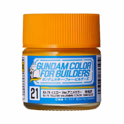 Mr Hobby Gundam Colour UG-21 RX-78 Yellow Ver. Anime Color 10ml Acrylic Paint