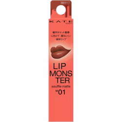 Kanebo Kate Kate Lip Monster Souffle Matte M01 7g Mouth Makeup Place the tip in the center of the lower lip and spread it out ...