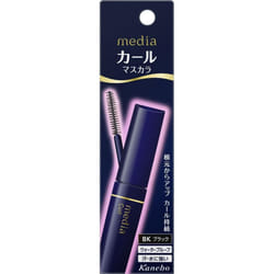 Kanebo Media Curl Mascara S Tsuyu-Black BK Eye makeup Mascara Curl the upper lashes with an eyelash curler and apply by lifting the lashes from the ro