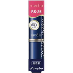 Kanebo Media Creamy Lasting Lip A Rose Pink RS25 Mouth Makeup Please use the lipstick by rolling it out about 1.5cm. Mouth Makeup