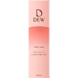 Kanebo DEW Cream Soap 125g Facial Cleanser (Tube) After wetting your face in advance, take about 2 cm in diameter in the palm of your hand, lather wel