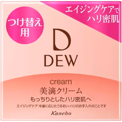 Kanebo DEW Cream (refill) 30g Creams Apply a moderate amount (approx. 1 cm in diameter) and blend over the entire face. Take  ...